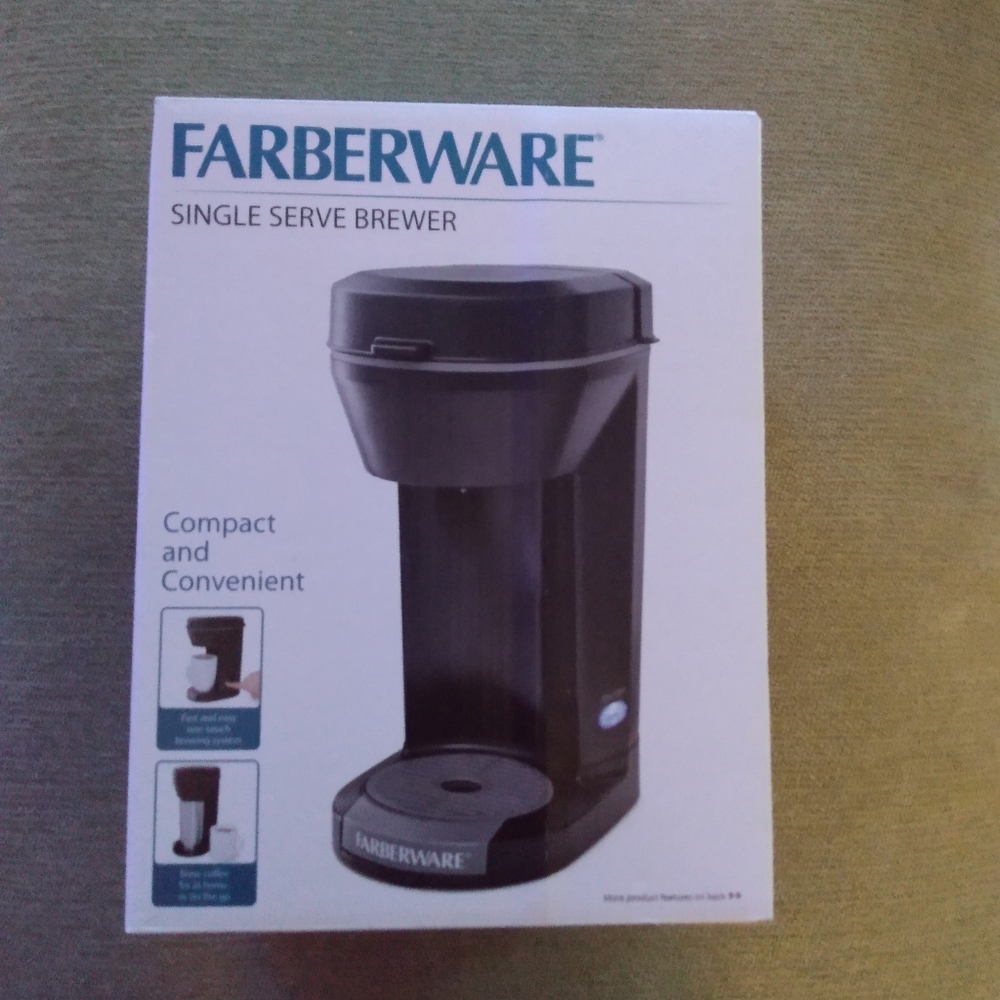 FARBERWARE Single serve coffee brewer